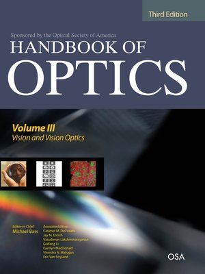 cover image of Handbook of Optics, Volume III